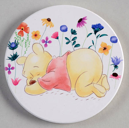 Winnie the Pooh Golden Flowers Coaster