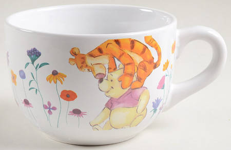 Winnie the Pooh Golden Flowers Soup Mug