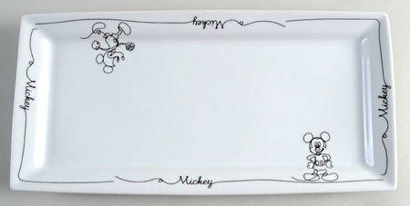 Mickey Linear 14" Rectangular Tray