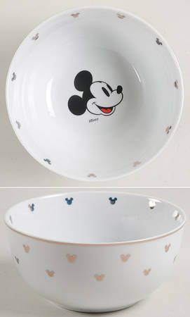 Mickey Classic Gold Soup/Cereal Bowl