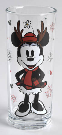 Mickey and Minnie Christmas Fun 10 Oz Glassware Tumbler