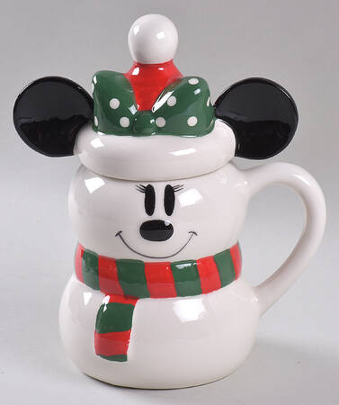 Mickey and Minnie Christmas Fun Mug & Lid