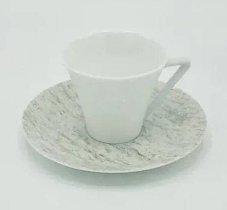 Cyclades Flat Demitasse Cup & Saucer Set