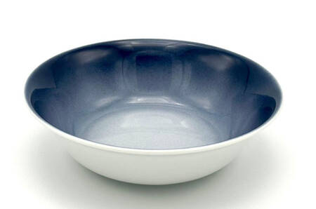 Nuage-Blue Gray, Green Or Grey Soup/Cereal Bowl