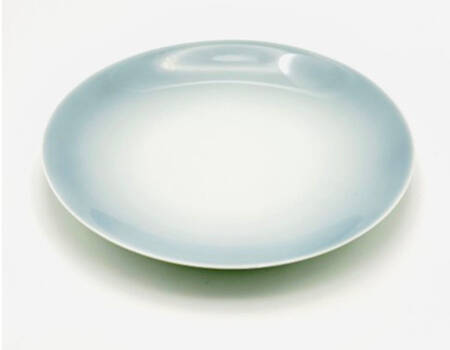 Nuage-Blue Gray, Green Or Grey Dinner Plate