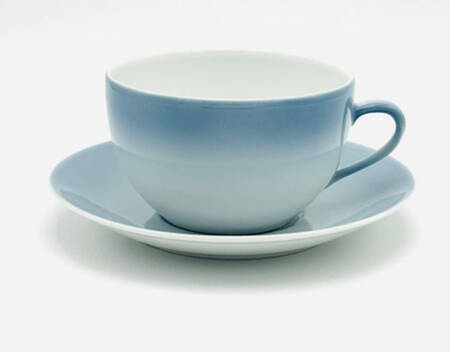Nuage-Blue Gray, Green Or Grey Breakfast Cup & Saucer Set