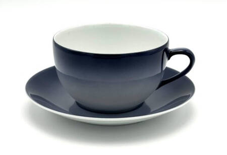 Nuage-Blue Gray, Green Or Grey Breakfast Cup & Saucer Set