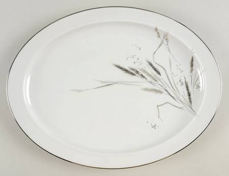 Kora 14" Oval Serving Platter by Easterling