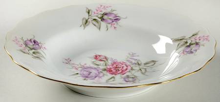 Flower Spray (Poland) Rim Soup Bowl