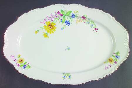 Alice 15" Oval Serving Platter