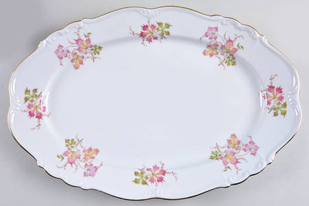 Autumn Leaves 15" Oval Serving Platter