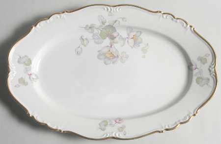 Charlotte 13" Oval Serving Platter by Edelstein