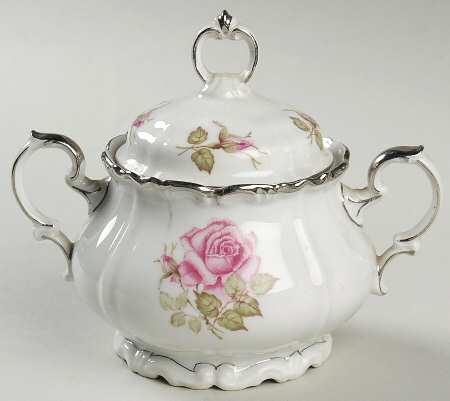 Empire Rose Sugar Bowl & Lid