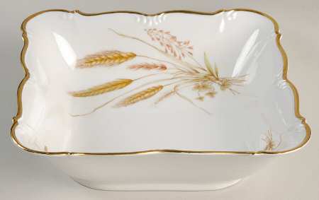 Golden Wheat 8" Square Vegetable Bowl