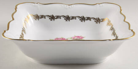 Princess Rose 9" Square Vegetable Bowl by Edelstein