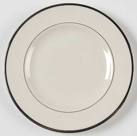Classic Off White (Platinum Trim) Bread & Butter Plate