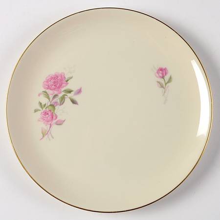 Honeymoon Rose Salad Plate by Edgerton