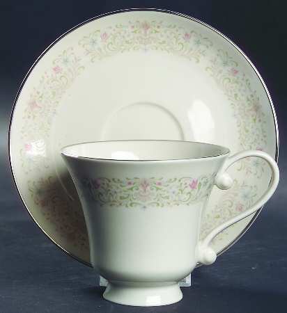 Footed Cup & Saucer Set