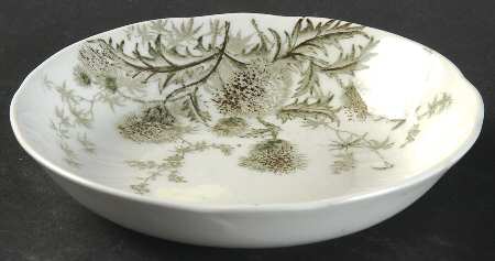 Thistle (Green Gray) Fruit/Dessert (Sauce) Bowl