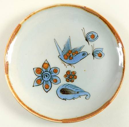 El Palomar Blue Salad Plate