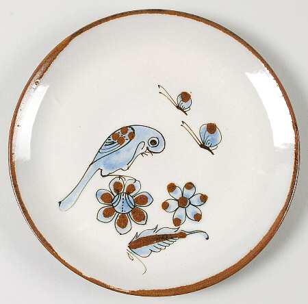 El Palomar Blue Salad Plate