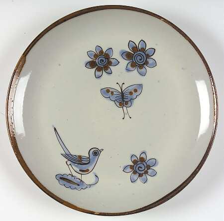 El Palomar Blue Dinner Plate