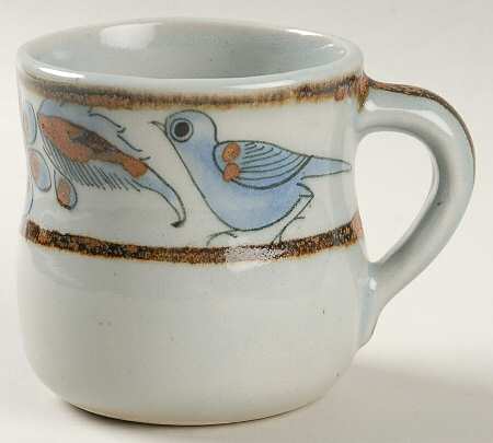 El Palomar Blue Flat Cup