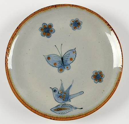 El Palomar Blue Dinner Plate