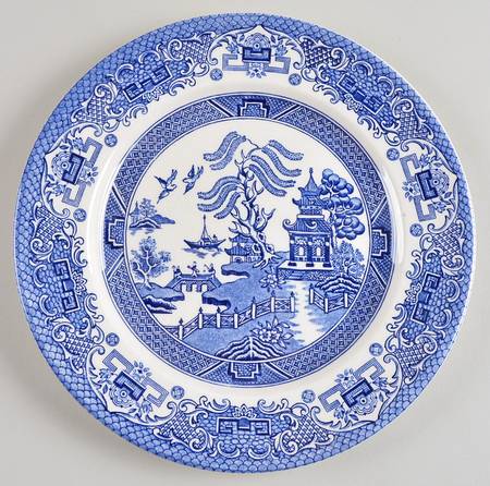 Blue Willow Dinner Plate