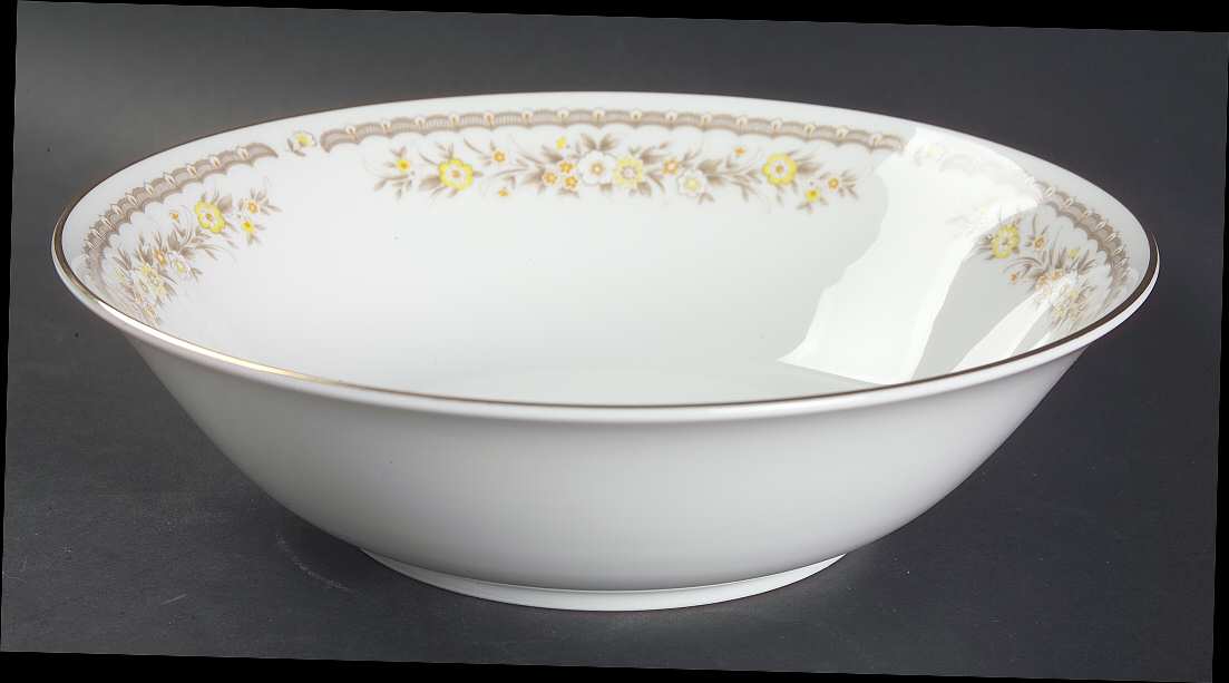 Golden Autumn 9" Round Vegetable Bowl