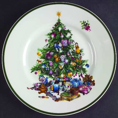 Seasons Greetings Salad Plate