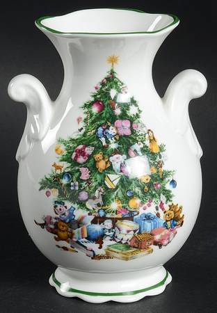 Seasons Greetings 5" Vase