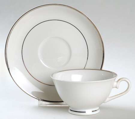 Footed Cup & Saucer Set