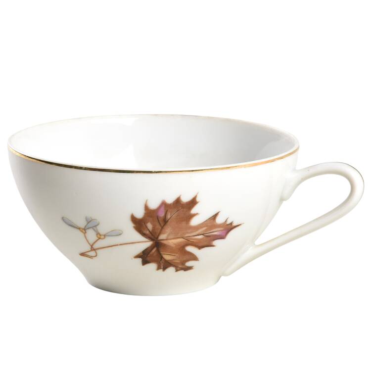Autumn Leaves Flat Cup