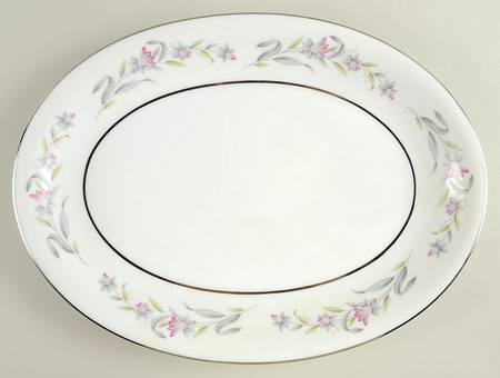 Bella Flora 16" Oval Serving Platter