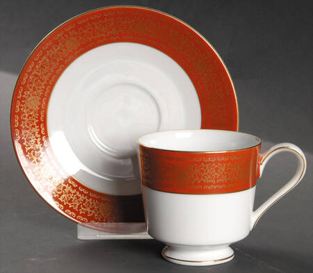 Coronation Footed Cup & Saucer Set