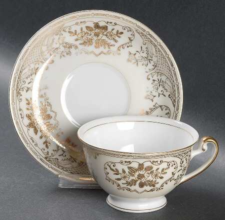 Coronation Footed Cup & Saucer Set
