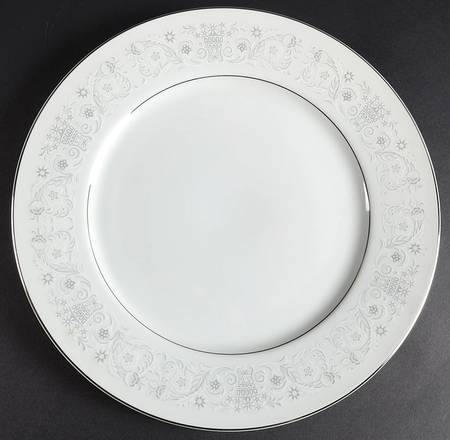 Damask 12" Chop Plate (Round Platter)
