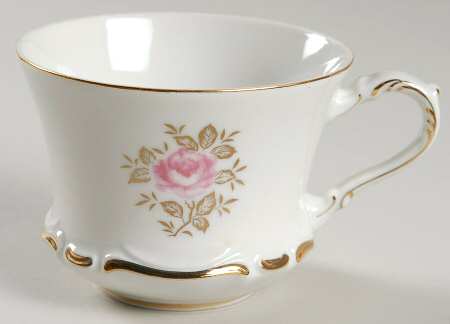 Elegant Rose Flat Cup
