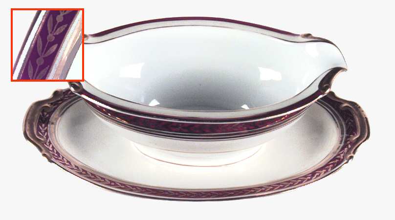 EMP34 Gravy Boat with Attached Underplate