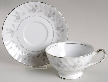 Essex Footed Cup & Saucer Set