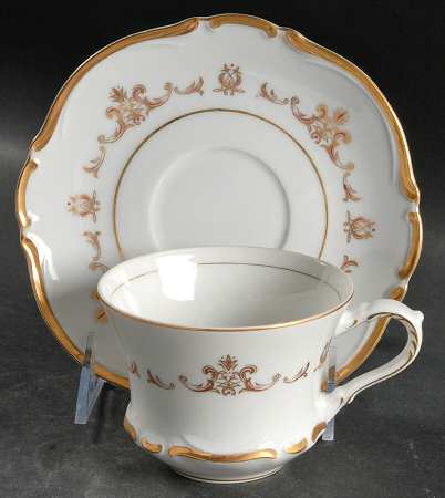 Florence Flat Cup & Saucer Set