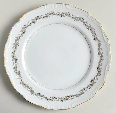 Golden Garland Salad Plate