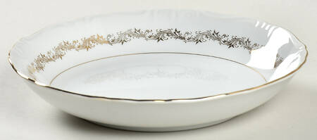 Golden Garland Coupe Soup Bowl