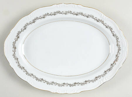 Golden Garland 12" Oval Serving Platter