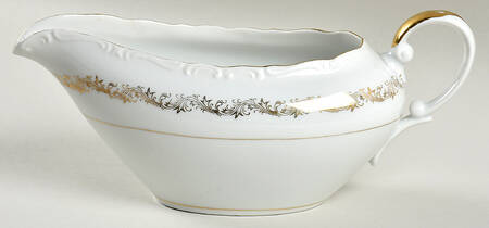 Golden Garland Gravy Boat