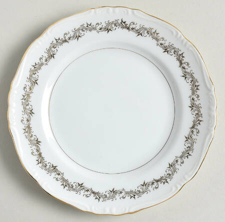 Golden Garland Bread & Butter Plate