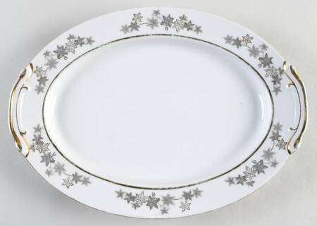 Golden Silhouette 11" Oval Serving Platter