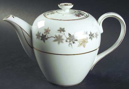 Golden Silhouette Teapot & Lid