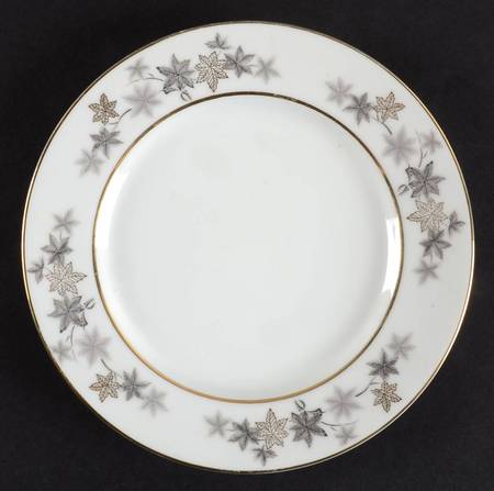 Golden Silhouette Bread & Butter Plate